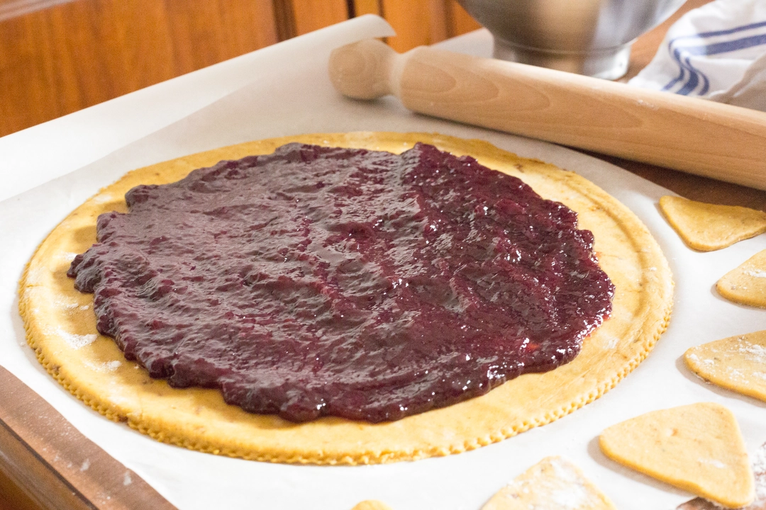 Recipe:  Vegan turmeric shortcrust pastry