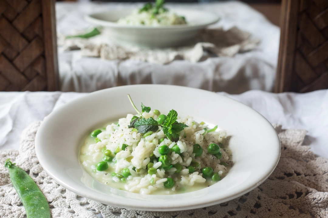 Recipe: Venetian rice with fresh pea called "risi e bisi"