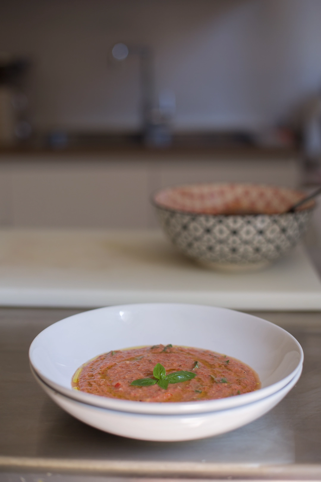 Recipe: Watermelon gazpacho - raw soup - 1