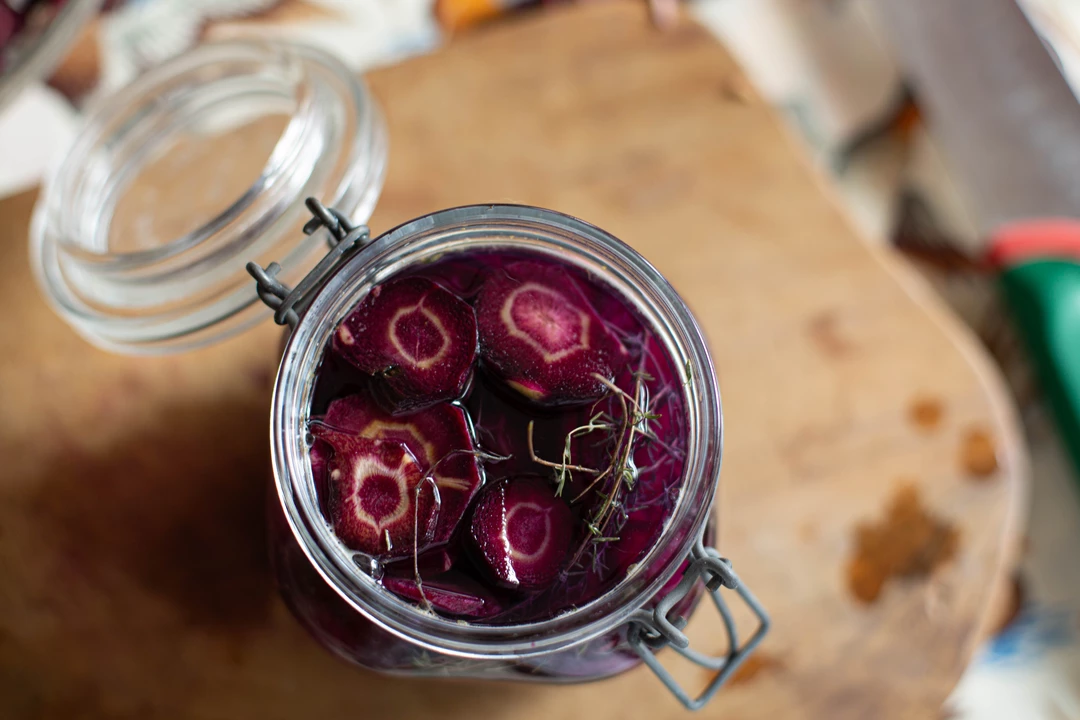 Recipe: Violet carrots fermented