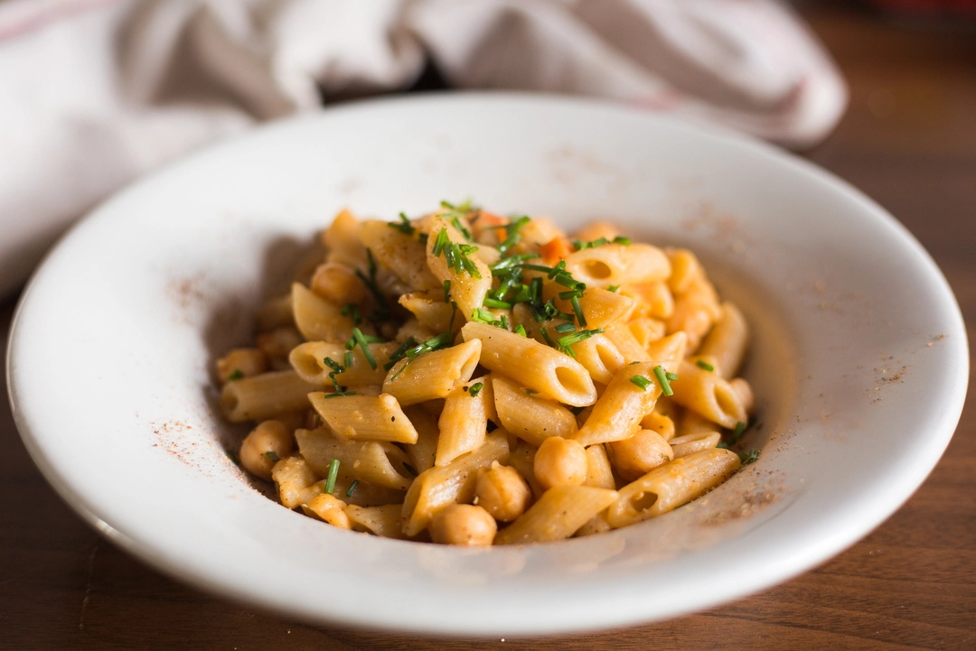 Recipe: Confort zone: pasta + chickpeas